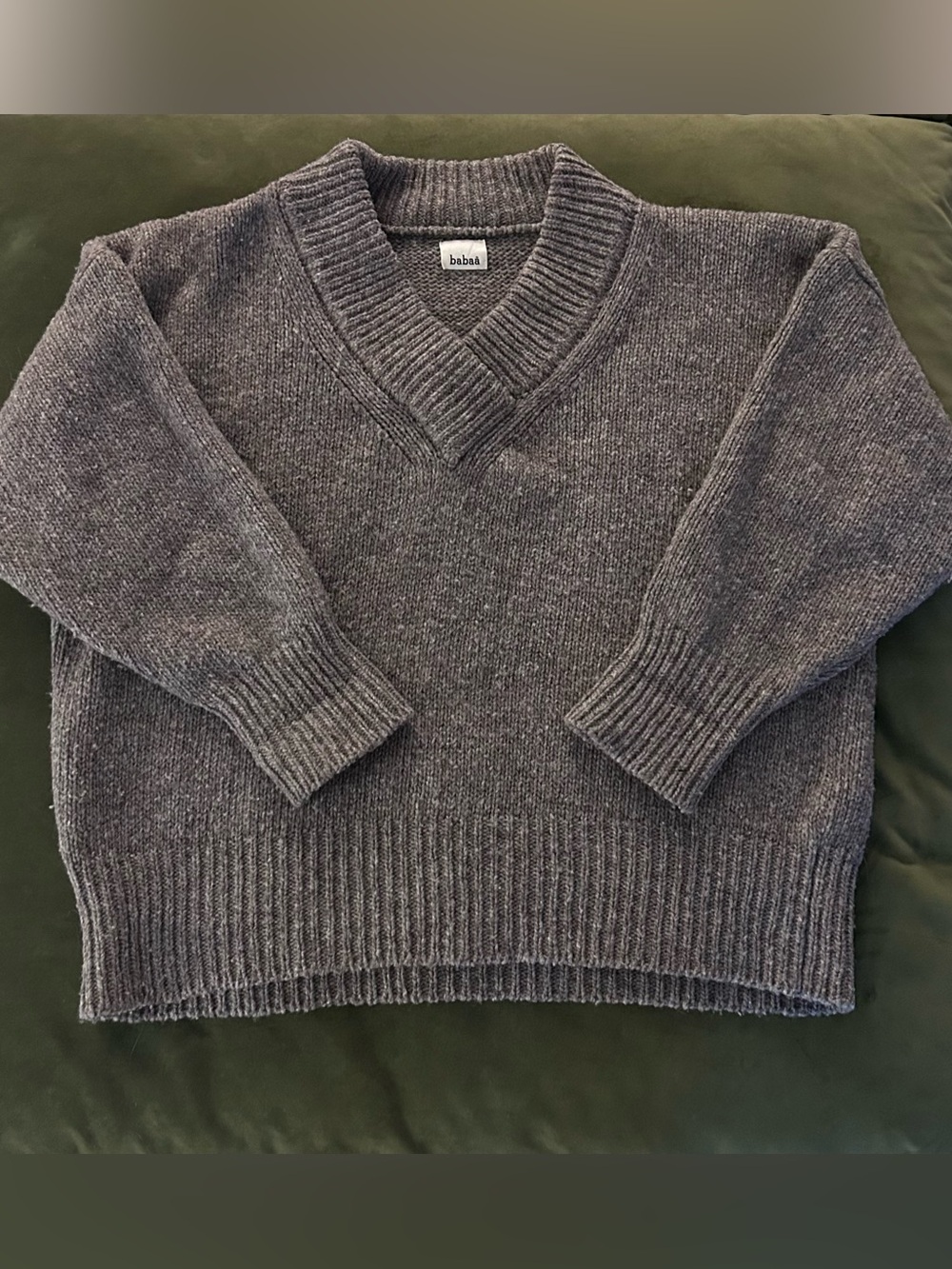 Babaa No 87 Dark Mist Wool Sweater